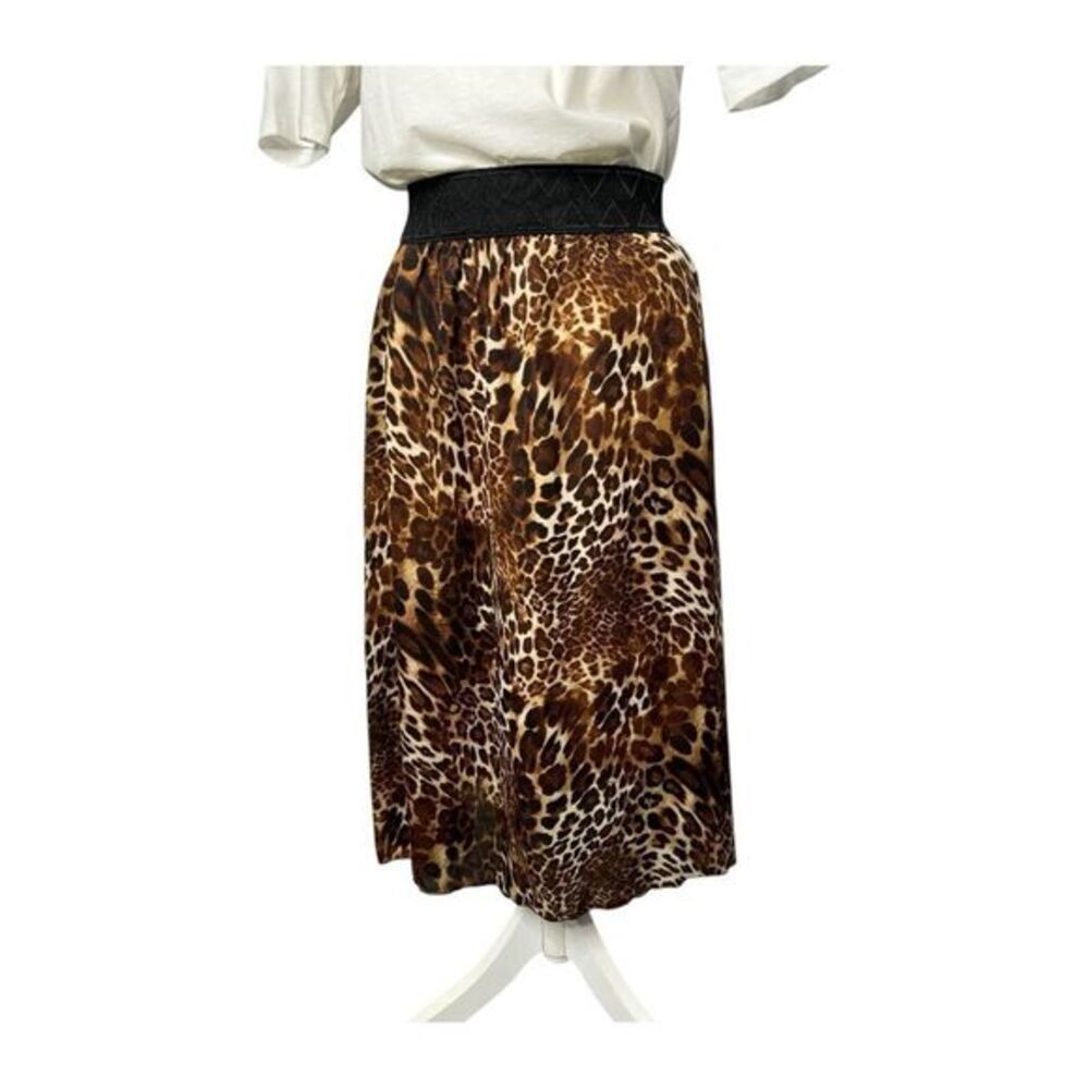 Leopard Print Midi Skirt LuLaRoe sz XS